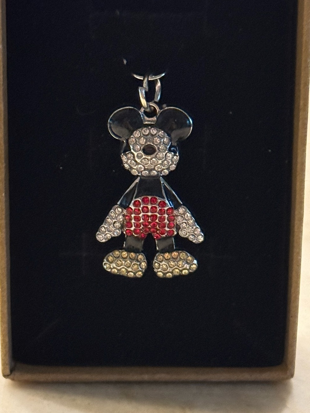 Crystal Mickey Mouse Pendant